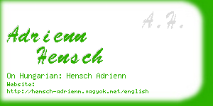 adrienn hensch business card